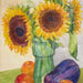 SunflowersEggplantPeach